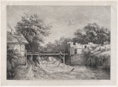 The Watermill, after a painting by Ruisdaël MET DP874596