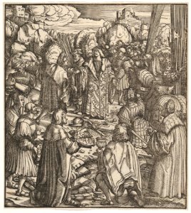 The Young Prince Standing Between His Secretaries, from Der Weisskunig MET DP834050