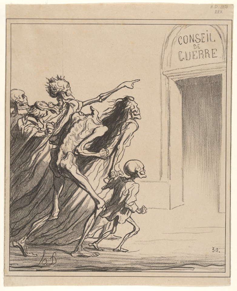 The War Council (Conseil de guerre) MET DP835581
