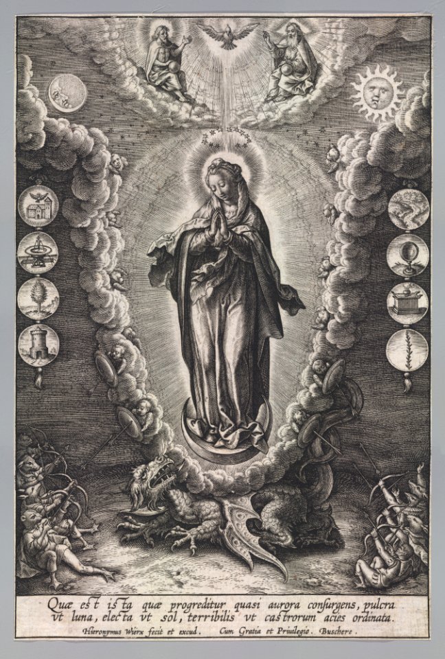 The Virgin with the Symbols of the Lauretanian Litany Met DP-17242-001
