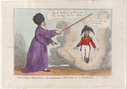The York Magician Transforming a Foot-Boy to a Captain Met DP884764