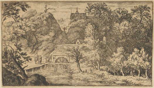 The Watermill at the Foot of the Mountain MET DP837555