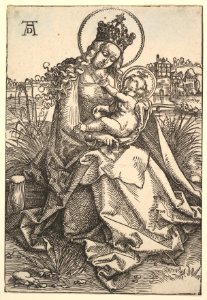 The Virgin on the Grassy Bank MET DP826525