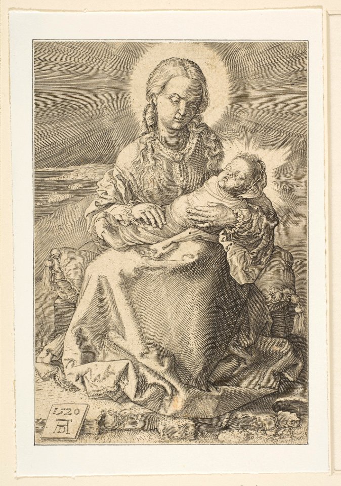 The Virgin with the Swaddled Child (copy) MET DP815914
