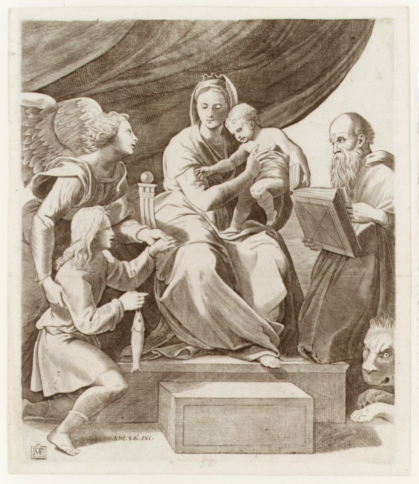 The Virgin of the Fish MET DR223