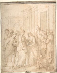 The Visitation of the Virgin to Saint Elizabeth MET DP807813