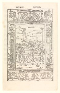 The Triumph of Chastity (page from 'The Triumphs of Petrarch') MET DP279840