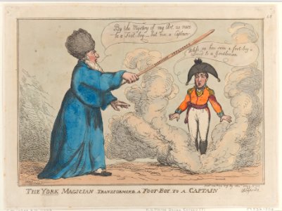 The York Magician Transforming a Foot-Boy to a Captain Met DP884763