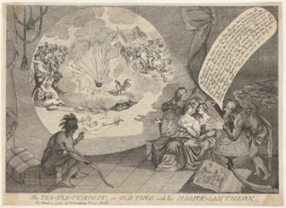 The Tea-Tax-Tempest, or Old Time with his Magick Lanthern MET DP876958