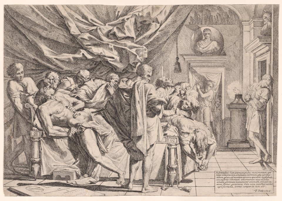 The suicide of the philosopher Cato Met DP888746