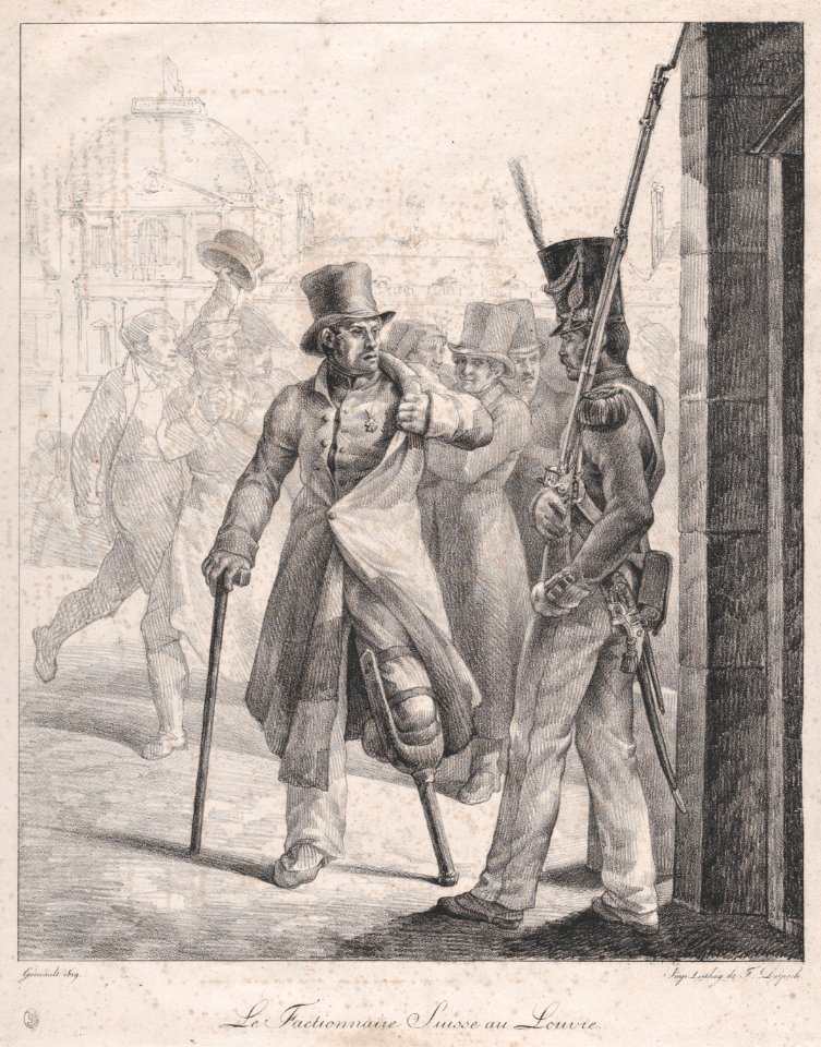 The Swiss Sentry at the Louvre MET DP875695
