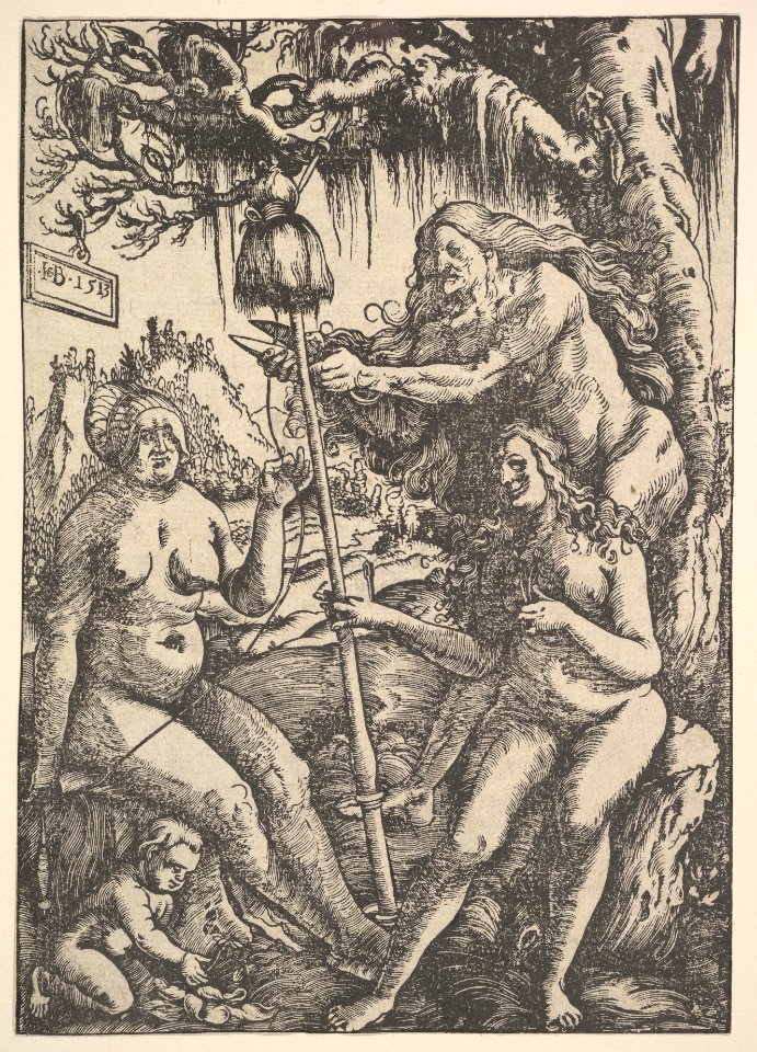 The Three Fates- Lachesis, Atropos and Klotho MET DP826625