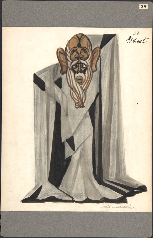 Theatrical ghost costume for "Le Rossignol" MET DP804813