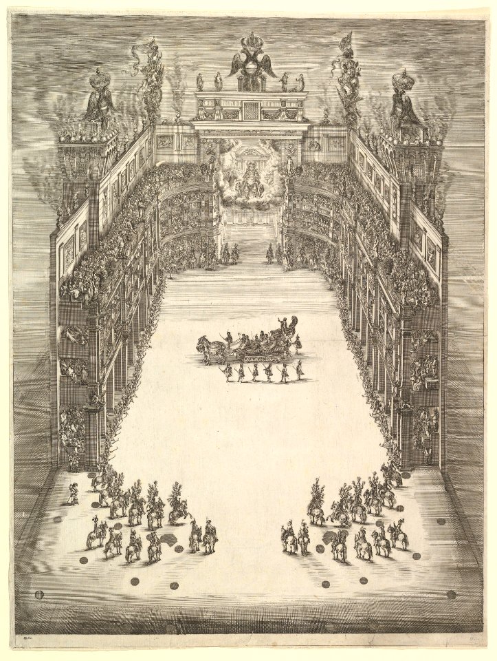 Theater at Modena During a Carrousel in 1652 MET DP820212
