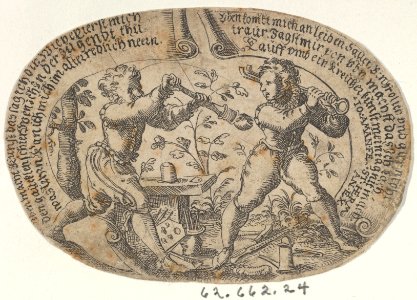 The Young Painter and Young Goldsmith, from The Duels of the Workmen MET DP837008