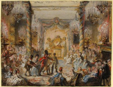 Theatrical Divertissement Offered at a Gala Evening Party MET 1978.12.2