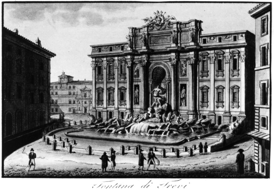 The Trevi Fountain, Rome MET 264993 1996.582.6.2