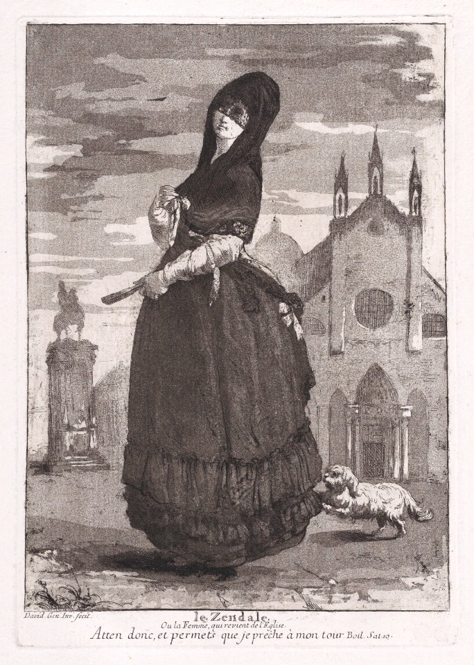 The Zendale, or the woman returning from church Met DP889760