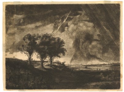 The Three Trees, after Rembrandt MET DP820858