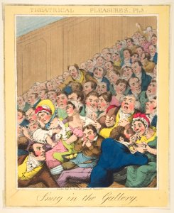 Theatrical Pleasures, ( Snug in the Gallery, Plate 3) MET DP818379