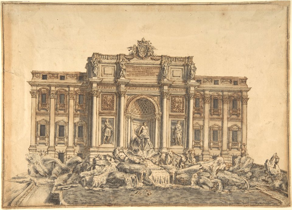 The Trevi Fountain, Rome MET DP801270