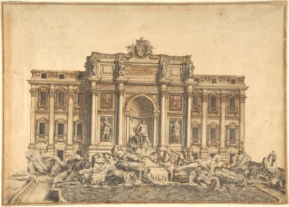 The Trevi Fountain, Rome MET DP801270