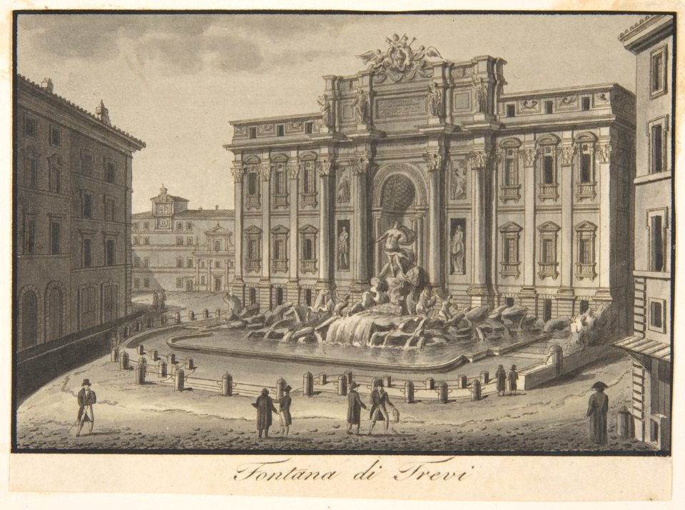 The Trevi Fountain, Rome MET DP809165