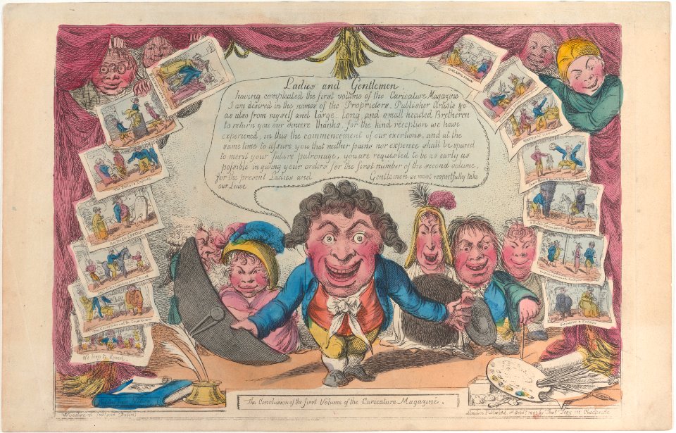 The Conclusion of the first Volume of the Caricature Magazine Met DP885287