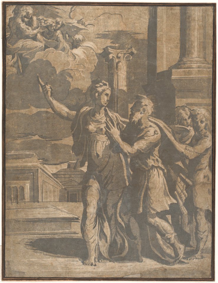 The Tiburtine Sibyl and Augustus MET DP876168