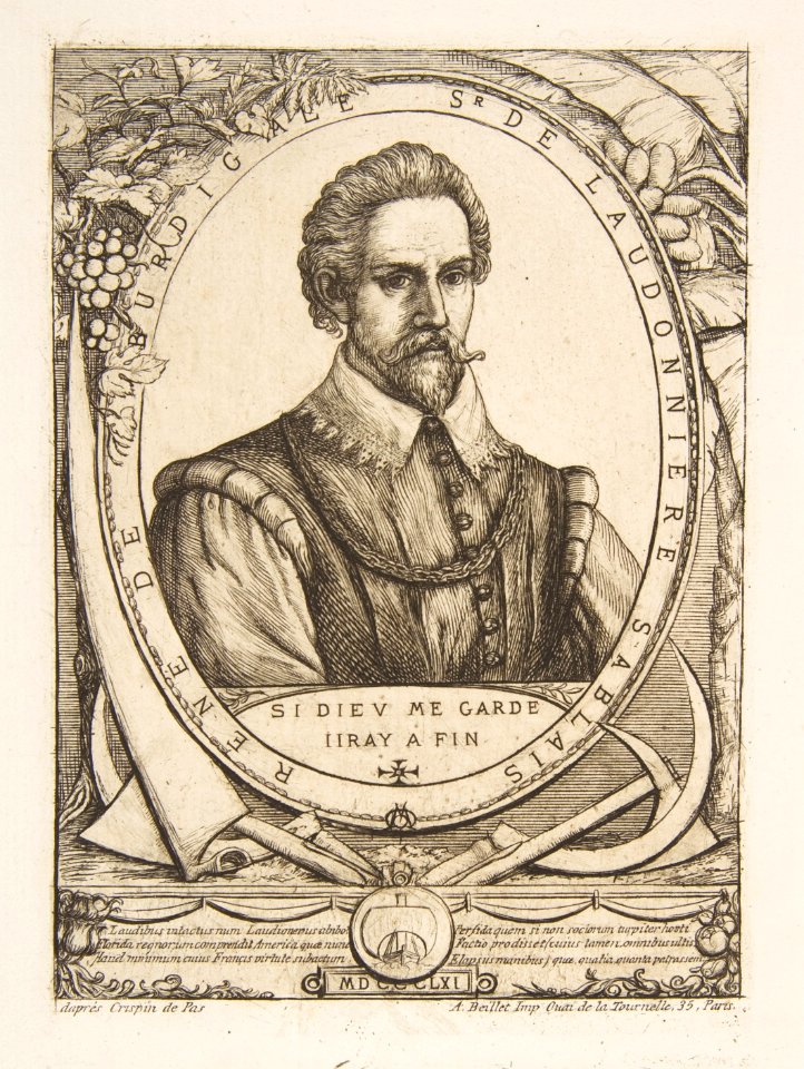 The Colonist René de Laudonnière Sablais, after van de Passe MET DP813245