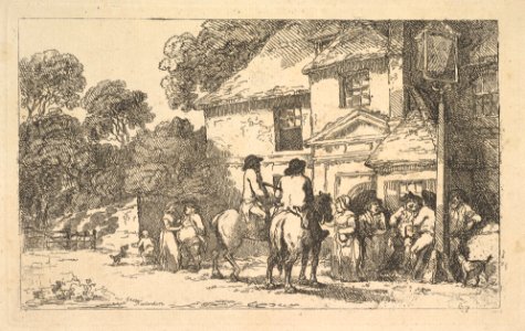 The Three Horsehoes, a Roadside Inn MET DP823464