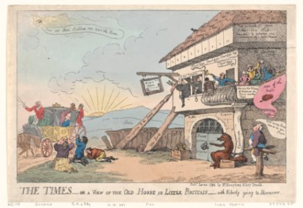 The Times - Or A View Of The Old House In Little Brittain - With Nobody Going To Hannover MET DP871769