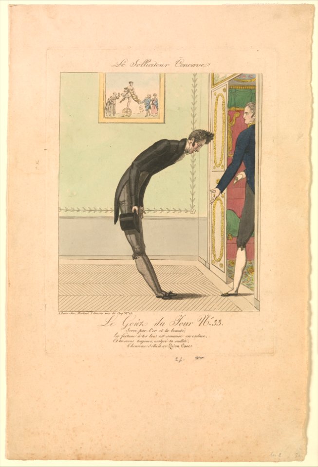 The Concave Petitioner- The Taste of the Day, no. 33 (Le Solliciteur Concave- Le Goût du Jour, No. 33) MET DP808703