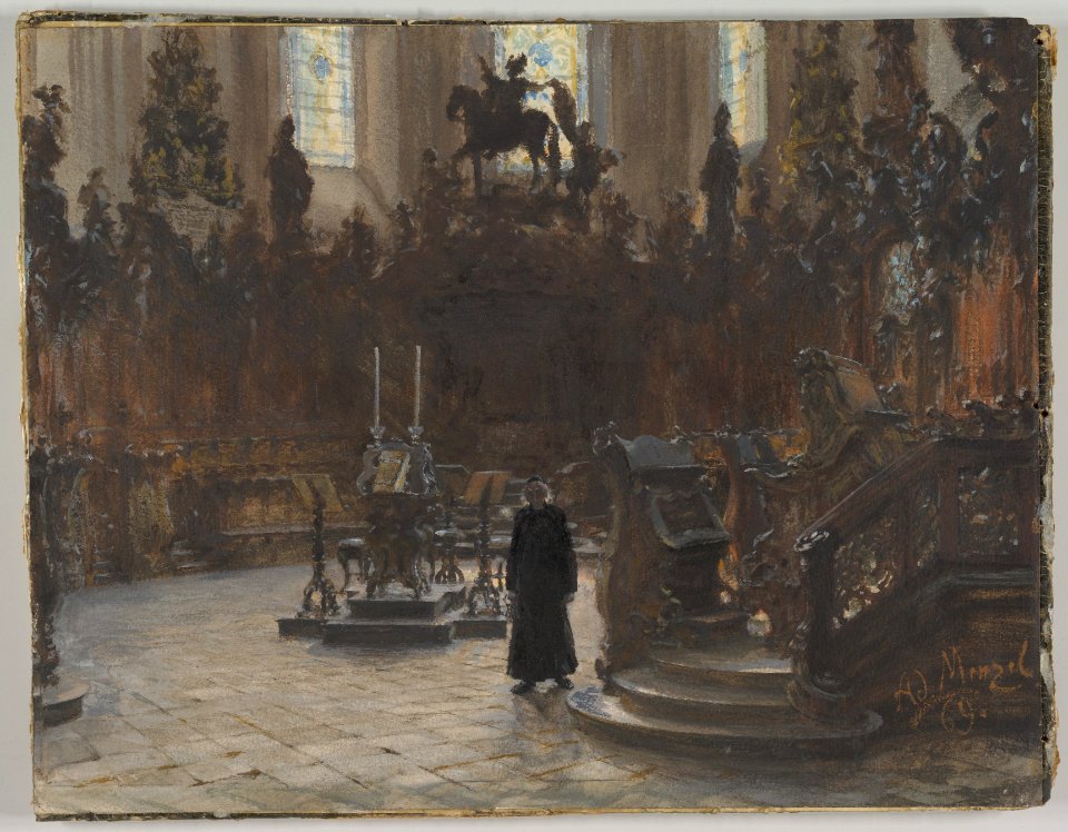 The Choirstalls in the Mainz Cathedral MET DP834498