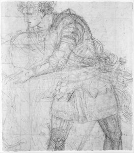 The Clemency of Augustus (Corneille, Cinna, V, 3) (recto); Knight Restraining a Female Figure (verso) MET 238186