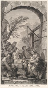 The Chapel of the Enfants-Trouvés in Paris- Groupe des bergers près d'un puits MET DP876578