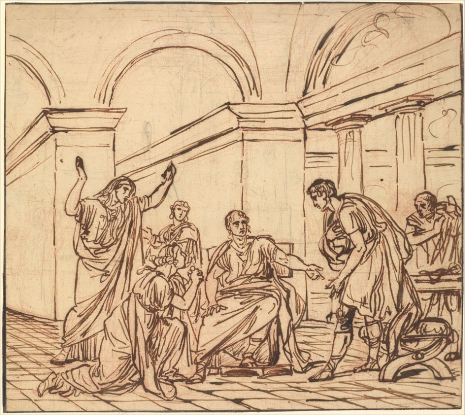 The Clemency of Augustus (Corneille, Cinna, V, 3) MET DP228703