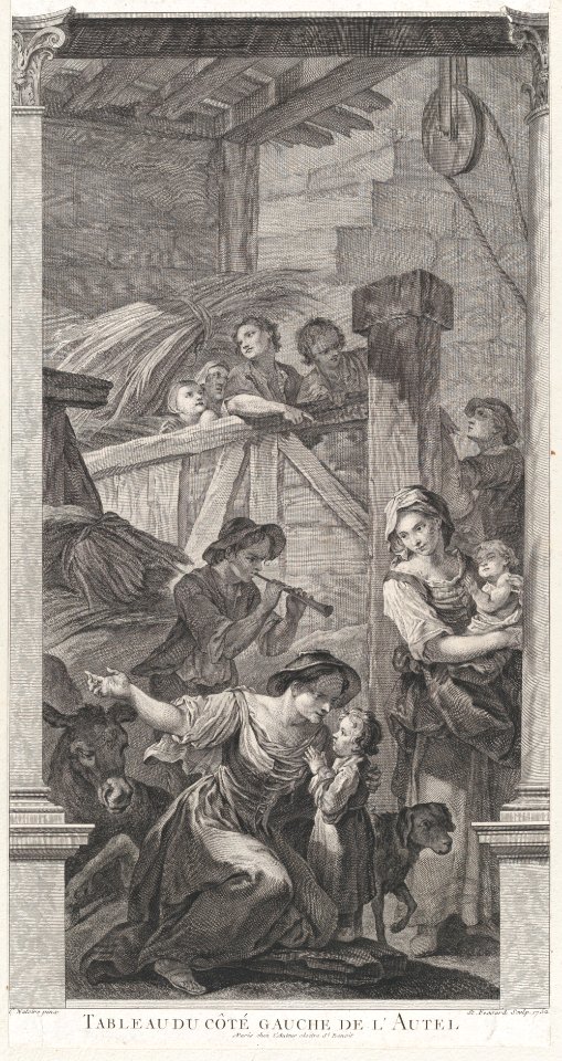 The Chapel of the Enfants-Trouvés in Paris- L'Adoration des bergers MET DP876575