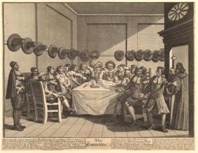 The Committee (Twelve Large Illustrations for Samuel Butler's Hudibras, Plate 10) MET DP824948
