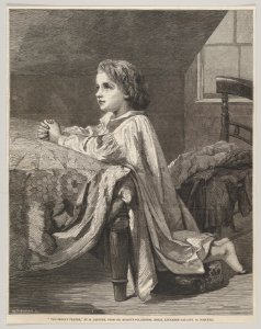 The Child's Prayer, from the "Illustrated London News" MET DP834439
