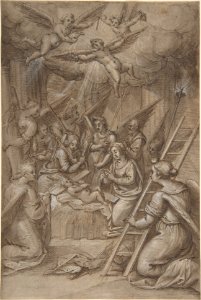 The Christ Child Adored by Angels MET DP803120
