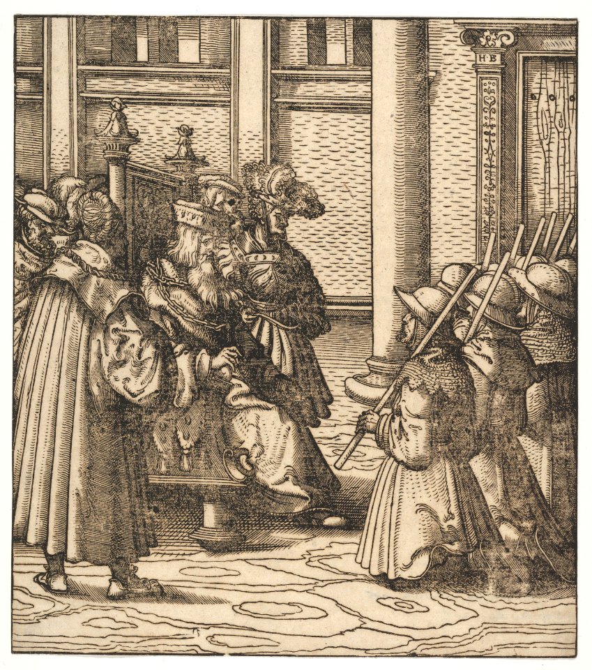 The Brown and White Party Asking Mercy from the Old White King, from Der Weisskunig MET DP834060