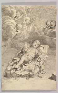 The Christ Child on a Bed of Straw MET DP822140