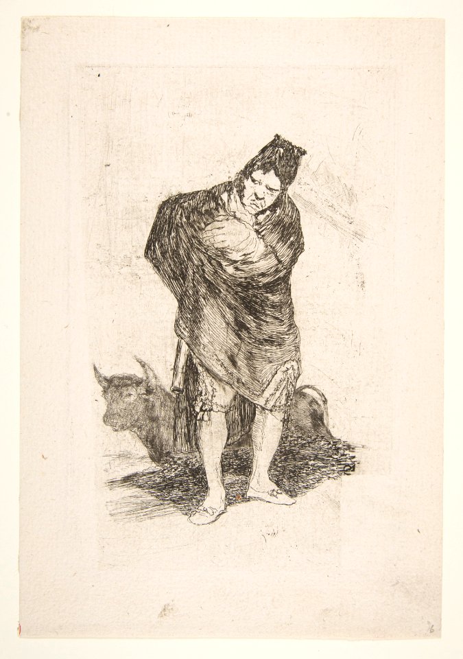The cloaked man (El Embozado) MET DP816876