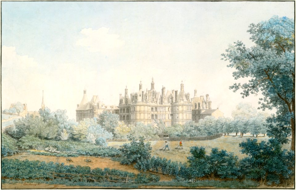 The Château of Chambord Seen from the Southwest MET DT8071