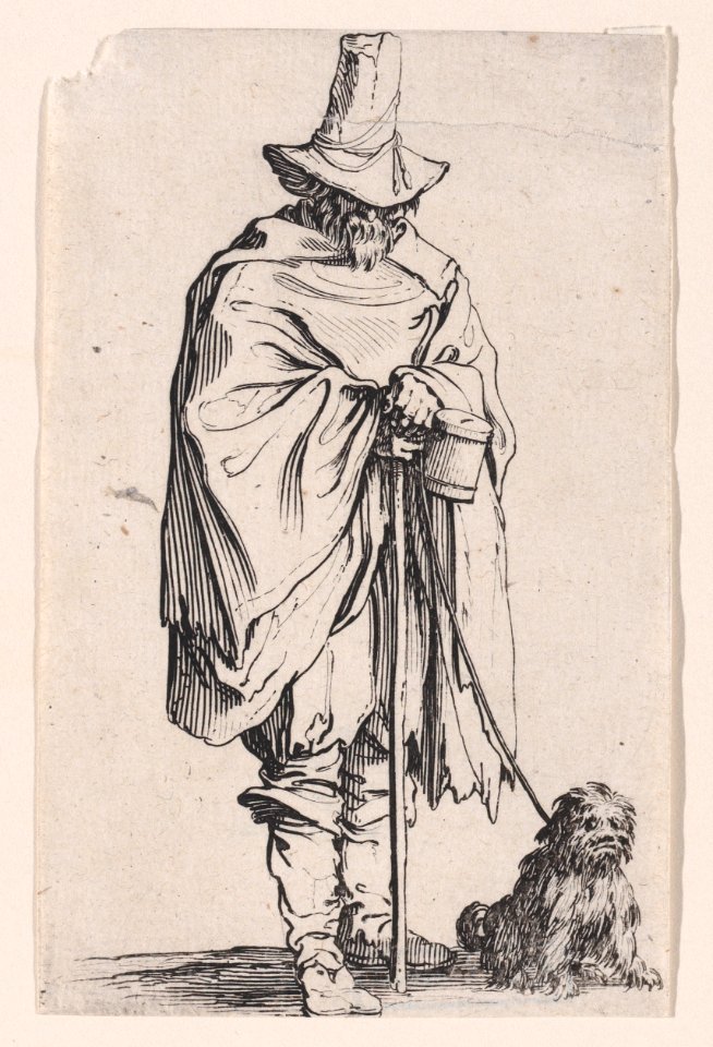 The Blind Man and his Dog Met DP890641