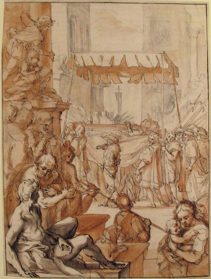 The Body of Saint Catherine of Siena carried in Procession, after Francesco Vanni MET 1989.41