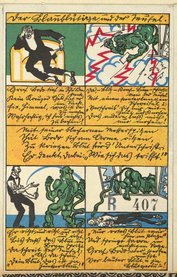 The Blue-Blooded Man and the Devil (Der Blaublütige und der Teufel) MET DP845368
