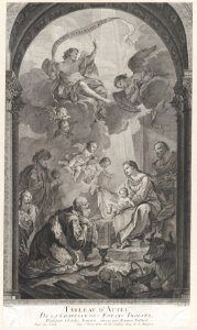 The Chapel of the Enfants-Trouvés in Paris- Les Rois mages Gaspard et Melchoir adorant l'Enfant Jésus MET DP876574