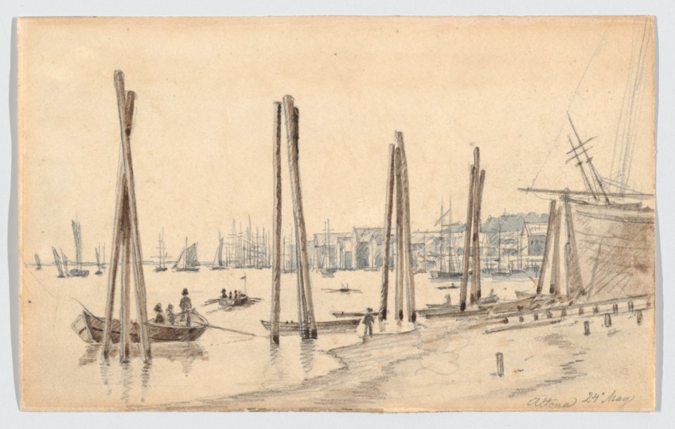 The Coastline of Altona Seen from the East MET DP863527